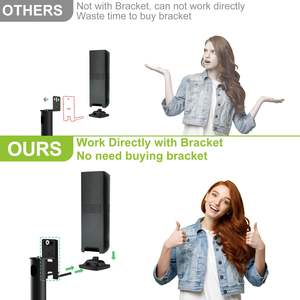 Lot de 2 supports réglables pour support d'<span class=keywords><strong>enceinte</strong></span> <span class=keywords><strong>Bose</strong></span>, pour <span class=keywords><strong>Bose</strong></span> OmniJewel Lifestyle 650, haut-parleur <span class=keywords><strong>surround</strong></span> 700 - Product Image 4