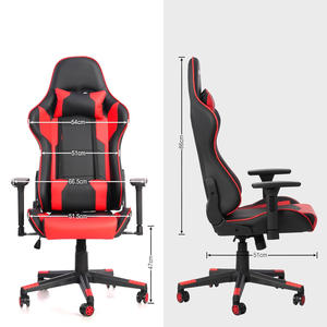 Chaise de jeu ergonomique multifonctionnelle de bureau pour ordinateur <span class=keywords><strong>Gamer</strong></span> Pro 3D réglable en cuir PU de qualité supérieure - Product Image 4