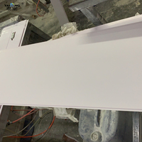 Plafonds décoratifs en PVC à encastrer 2x4, panneaux de plafond en PVC Lambri, panneaux de plafond décoratifs pour l'intérieur