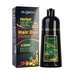 Natural 500ML Augeas Bubble Color Cream Plant-Based Hair Dye <b>Shampoo</b> for gray hair coverage - Product Image 1