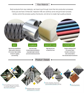 Luxuriöses Modernes Terrassen-Sofa und Sessel Rundes Outdoor-Möbel 2-Sitzer Geflochtenes Seil Bequeme Garten-Aluminium-Sofa-Gruppe - Product Image 6