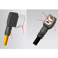 Nouvelle Conception 2+2 Interface d'alimentation au plomb-acide norme nationale, Prise de remplacement mâle-femelle, Contact en laiton 500V CC 50A pour 94V-0 Fire