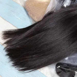 Human Vietnamese Raw Hair Bundles Virgin Cuticle Aligned Hair Free Sample 100 Raw Brazilian HairWave Bundles