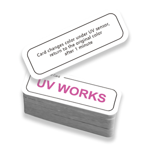 Stampa Logo personalizzata scheda di prova UV/UVC che cambia colore - Product Image 4