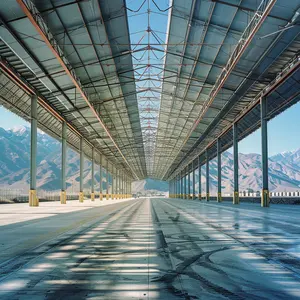 Özelleştirilmiş yapısal çelik kafes 950mm tek eğimli çatı kafes 50mm