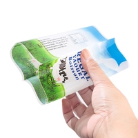 Étiquette thermorétractable personnalisée avec logo, film PET PVC, pour bouteille d'eau, boisson, verre