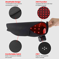 OEM ODM 660nm 850nm Terapi Cahaya Merah Wrap Mode Pulsa Perangkat Tanpa Kabel Isi Ulang yang Dapat Dipakai untuk Kaki