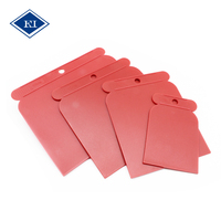 Ensemble de spatules en plastique PP flexible, 4 tailles, grattoir à papier peint pour la réparation des murs et le décapage de peinture, logo personnalisé OEM/ODM disponible