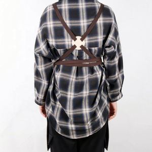 Delantales <span class=keywords><strong>de</strong></span> Cocina Personalizados <span class=keywords><strong>de</strong></span> Lona <span class=keywords><strong>de</strong></span> Algodón con Múltiples Bolsillos Ajustables para Hombres y Mujeres - Product Image 3