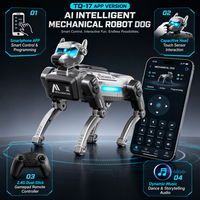 Chien robotique bionique IA avec télécommande, interaction vocale et fonctions de compagnie émotionnelle pour enfants – Cadeau idéal