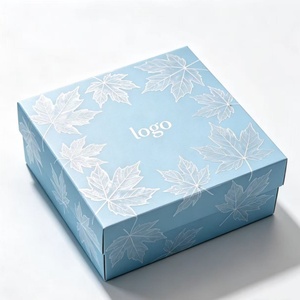 Caja de Regalo Rígida Personalizada al por Mayor con su Logotipo, Caja de Empaque con Estampado Plateado en Caliente para Ropa, Zapatos y Regalos - Product Image 1