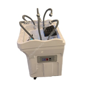 Équipement de spa capillaire Kisen : Ensemble de lavabo de massage multifonctionnel pour spa de tête, hydrothérapie fumigable et lavabo de shampoing à circulation - Product Image 1