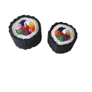 Diy Sushi Rice Ball Duft kerze Natürliches Bienenwachs Home Decoration Shooting Requisiten Nettes kreatives Geburtstags geschenk