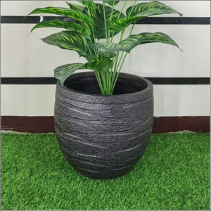 Outdoor <b>Plastic</b> Flower Pots Durable Resin <b>Planter</b> Lightweight Vase for Balcony Garden Decoration <b>Large</b> Capacity Pot - Product Image 5