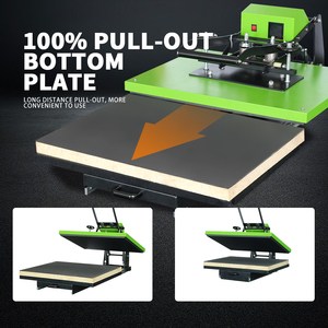 Áp Lực Cao 60*80Cm Lớn Định Dạng Thăng Hoa Máy Ép Nhiệt T-Shirt In Ấn Nhà Máy Để Bán - Product Image 3