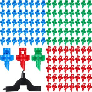 Aspersores de microaspersión con puntas de pulverización ajustables de 90, 180 y 360 grados para riego de árboles frutales y jardines. - Product Image 1