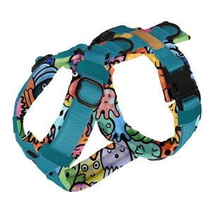 Chaleco de nailon con estampado ajustable acolchado personalizado Pechera de perro entrenamiento táctico arnés de perro grande al por mayor para accesorios de <span class=keywords><strong>galgo</strong></span> - Product Image 3