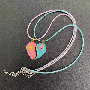 En Stock Offre Spéciale mignon <span class=keywords><strong>meilleur</strong></span> ami colliers mode coloré magnétique amour coeur collier - Product Image 2
