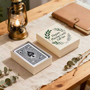 Papel francés brillante impreso personalizado OEM, cartas de <span class=keywords><strong>Tarot</strong></span> en blanco en inglés y español, esquinas redondeadas, mensaje personalizado de Color - Product Image 2