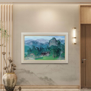 Œuvre originale signée par l'artiste Zhang Jishi, Impression de la série Wuyi, reproduction de qualité muséale, peinture à l'huile personnalisée, décoration murale pour la maison - Product Image 3