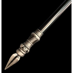 Longquan Sword Hand Forged One Piece Lotus Spear High Manganese Steel Durable Kung Fu Martial Arts Training Performance - Product Image 3