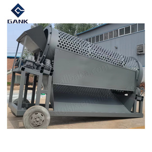Çakıl ayırıcı ve toprak eleme ile mobil Trommel, çöl kumu için endüstriyel eleme makinesi - Product Image 3