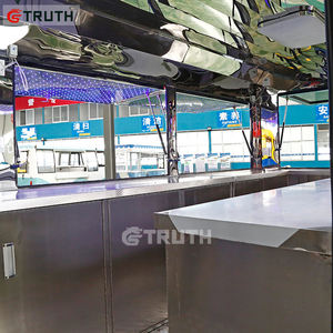 Remolque de comida móvil con descuento de Fin de Año Nuevo, camión de comida usado de cocina estándar de EE. UU. a la venta para fábricas de aperitivos - Product Image 3