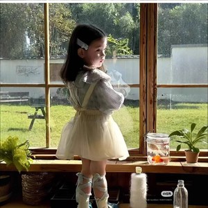 女童韩版棉质衬衫2026新款秋季儿童荷叶边衬衫舒适 - Product Image 4