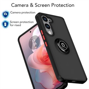 Luxury Design Kickstand Matte Magnetic TPU Phone Case for <strong>VIVO</strong> Y29S 5G Ring Holder Back Cover Retail <strong>Packaging</strong> Included - Product Image 5