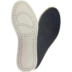 Large Size Breathable Leather Shoe Insoles Comfortable Absorb Sweat and Deodorant Replacement Inner Soles Shoe Insole Pad