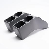 Boîte de rangement pour console centrale de siège arrière avec chargeur USB et porte-gobelets pour Toyota Land Cruiser série 70