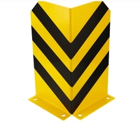 Barreras de Tráfico de Alta Calidad de Acero Anticolisión, Amarillo+Negro, Personalizables, Duraderas, para Estacionamientos, Barreras de Seguridad para Esquinas