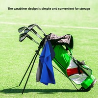 Serviette de golf en microfibre personnalisable avec logo, motif gaufré, séchage rapide, multicolore, motif ananas, anti-humidité, pour le sport