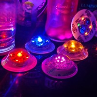 Sincen Factory Direct ABS Round Base RGB Alcohol Campaign Luxury Showcase Bar Counter Retail Project Bottle Display Light
