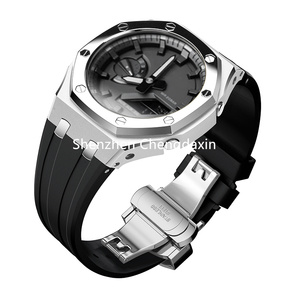 Kit Mod para GA2100 Bisel de metal para <span class=keywords><strong>Casio</strong></span> Modificación Caja de reloj de goma Caja brillante de acero inoxidable para <span class=keywords><strong>Casio</strong></span> GA 2100 con tornillo - Product Image 2