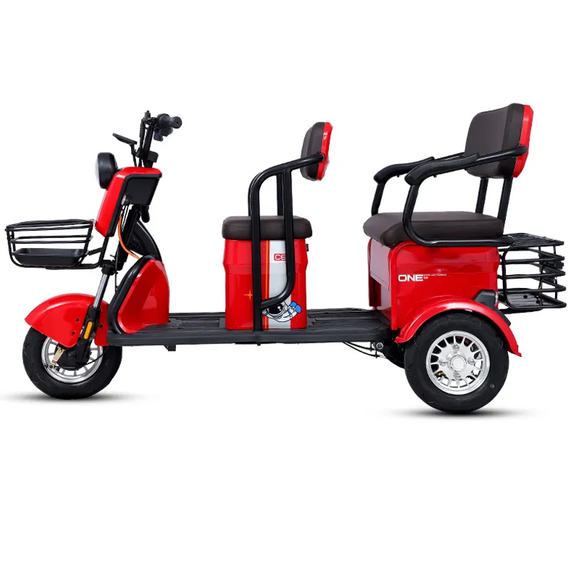 Paige điện ba bánh 3 bánh xe Scooter cho người lớn cơ giới Trike 2 CHỖ NGỒI đảo ngược cho người khuyết tật Xe đạp trẻ em scooter bé 3 trong 1