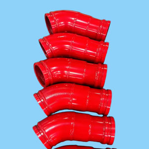 ท่อปั๊มคอนกรีตแบบโค้งสองชั้นสำหรับ Zoomlion Sany - ปรับแต่งสเปคและสีได้ - Product Image 1