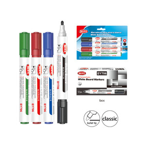 BEIFA BY706 marqueur effaçable PP matériel balle pointe marqueur stylo pour tableau blanc - Product Image 1