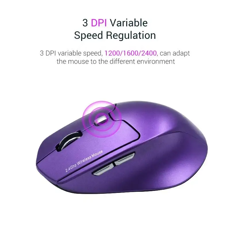 Wireless Mute Mouse 6D Multifunktion aler Computer Silent USB Mouse Desktop Mäuse billiger optischer Sensor ic Oberflächen maus