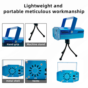 Điều khiển từ xa đôi lỗ mini RG 16 mô hình DJ Disco Laser đèn Đảng laser chiếu sáng máy chiếu - Product Image 4