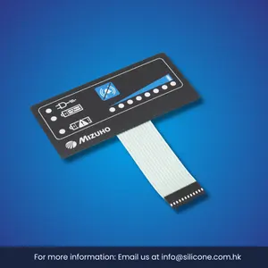 Tastiera a membrana a pulsante tattile a LED di alta qualità dal produttore per applicazioni di tastiere per apparecchiature di telecomunicazione