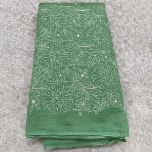 Tela de Chifón Bordada Malty Dobby, 100% Poliéster, Transpirable, Ecológica, para Bodas, Color Personalizado, Suministro Textil, Exportaciones - Product Image 1