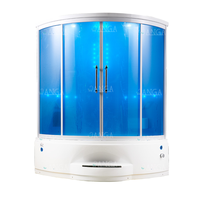 Baignoire Jacuzzi avec douche vapeur, cabine de douche japonaise, salle de bain complète, cabine de douche vapeur et salle de douche vapeur combinée