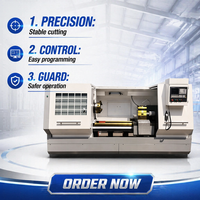 Torno CNC Inteligente Usado, 99% Nuevo, de Alto Rendimiento, Programable, para Mecanizado de Pedidos Personalizados