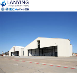 مستودع طائرات معدني مسبق الصنع عالي الجودة مع ألواح ساندويتش - Product Image 6