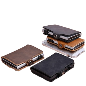 <span class=keywords><strong>Portefeuille</strong></span> Rfid de luxe pour hommes Porte-cartes de visite Pop-up Porte-cartes d'identité <span class=keywords><strong>portable</strong></span> - Product Image 1