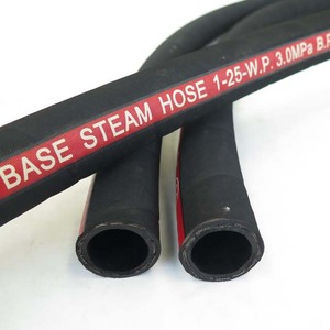 Гибкая высокая давление красный <span class=keywords><strong>5</strong></span>/16 дюймов <span class=keywords><strong>8</strong></span> мм Гладкая поверхность резиновая Пара Гибкая горячая вода шланг трубы - Product Image 3