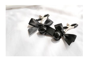 Abrazadera de perno de manguera sanitaria de acero inoxidable ajustable para mujer, Juguetes sexuales BDSM, Clip de pezón de pecho con lazo bonito esclavo - Product Image 6