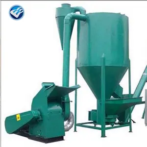 Hot Sale Poultry Pellet Feed Crusher Mixer Grinder Machine Feed Mixing Poultry Farm Biomass Crusher High Efficiency Low Cost 150