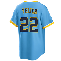 Vêtements pour hommes en gros # Maillot de baseball brodé 22 Yelich 11 Chourio 9 Jake Bauers 32 Misiorowski 32 Turang 24 Contreras